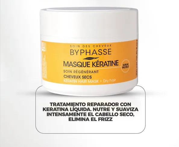 BYPHASSE máscara de keratina (Original) 250ml